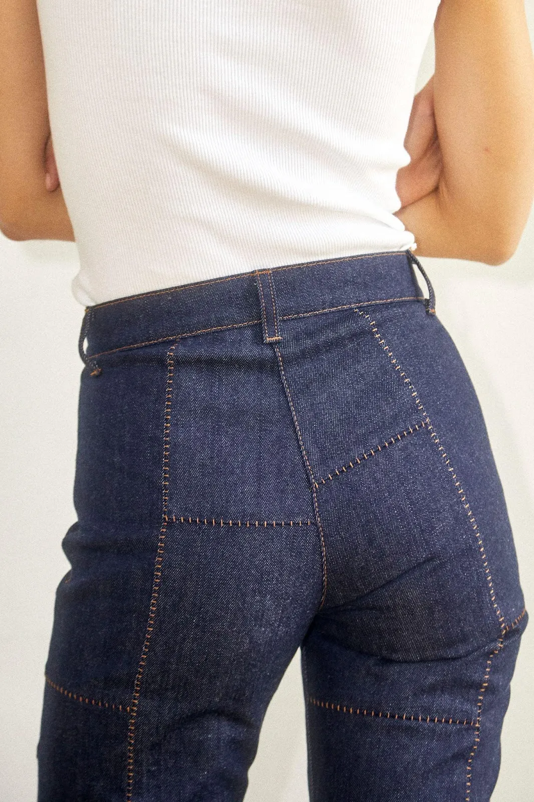 Denim Falaise Patch Trouser