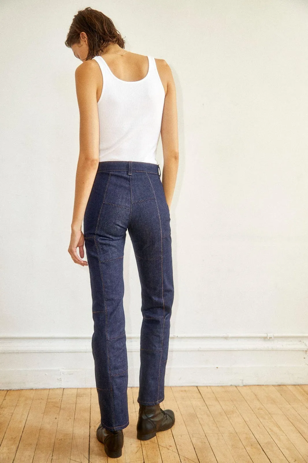 Denim Falaise Patch Trouser