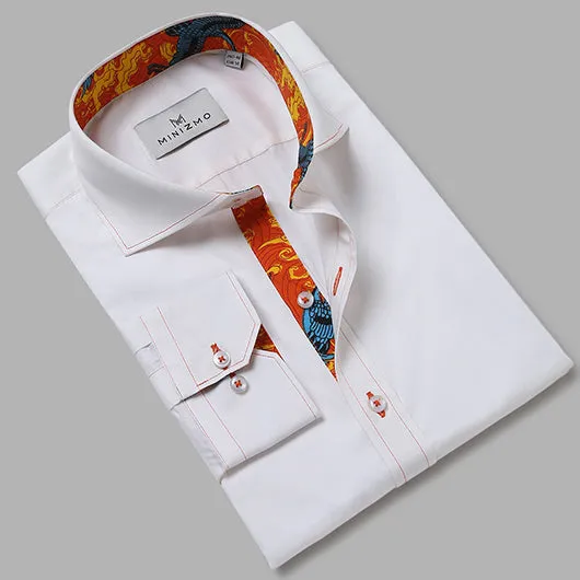 Draco White Cotton Shirt