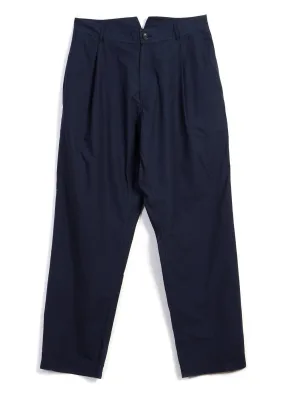 EIGIL | Light Wide Cut Summer Trousers | Navy