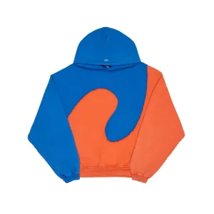 ERL SPIRAL HOODIE BLUE / ORANGE