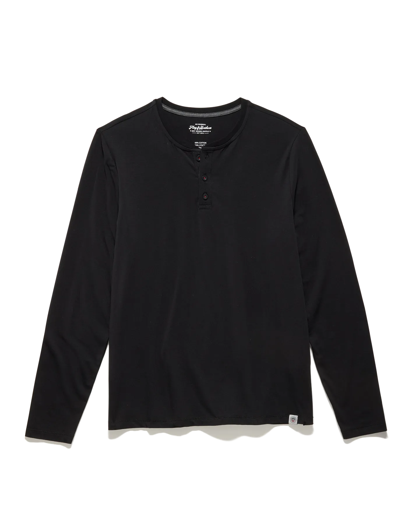 ESSENTIAL STRETCH COMFORT LS HENLEY