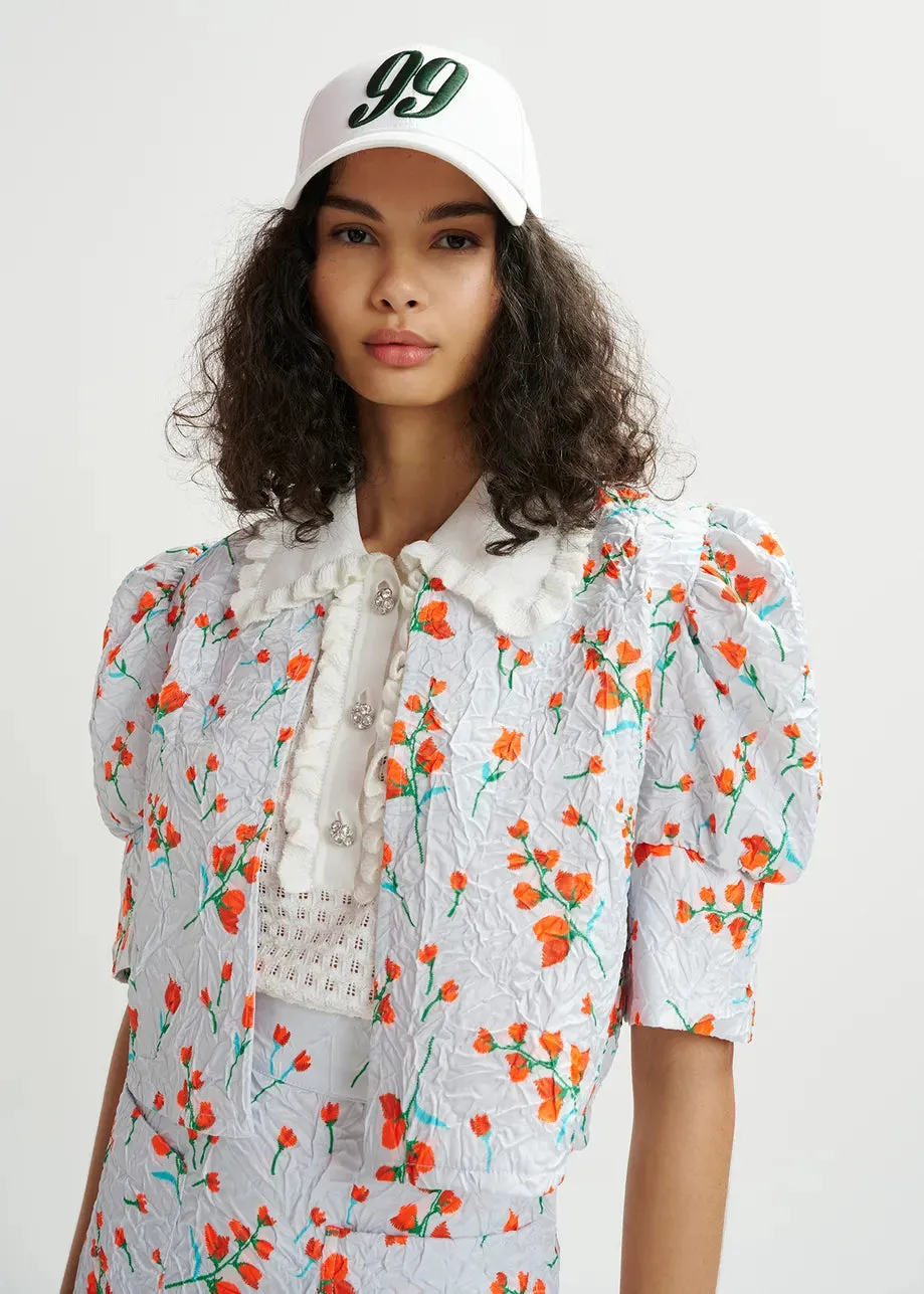 Essentiel Antwerp Hosha floral print cropped Jacket