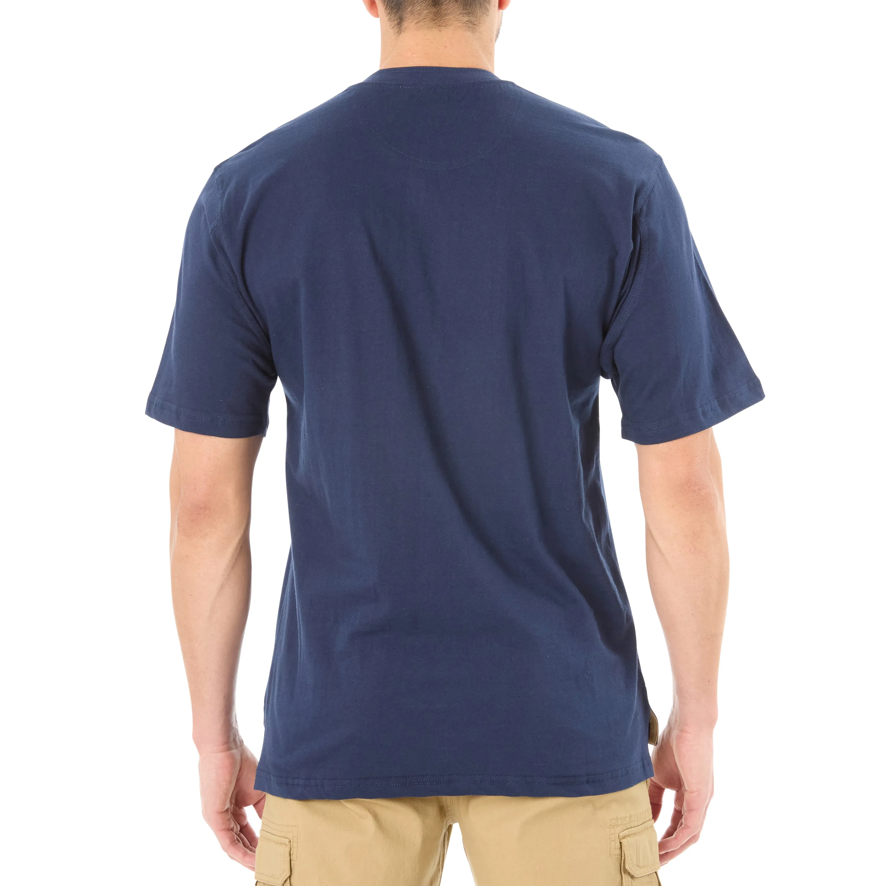 EXTENDED TAIL SHORT SLEEVE HENLEY