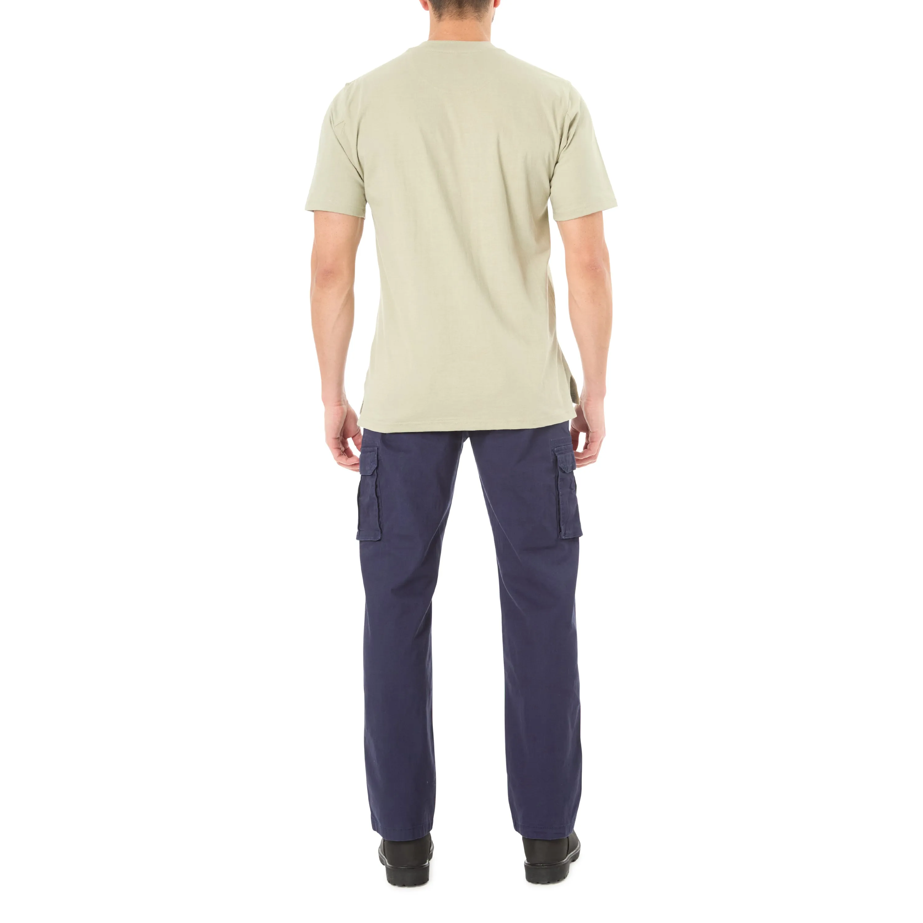 EXTENDED TAIL SHORT SLEEVE HENLEY