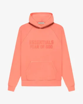 FEAR OF GOD FOG ESSENTIALS FW22 HOODIE CORAL