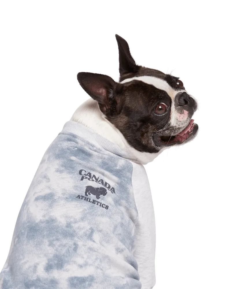 Frosty Fleece Dog Sweatsuit in Grey Tie-Dye (CLEARNACE)