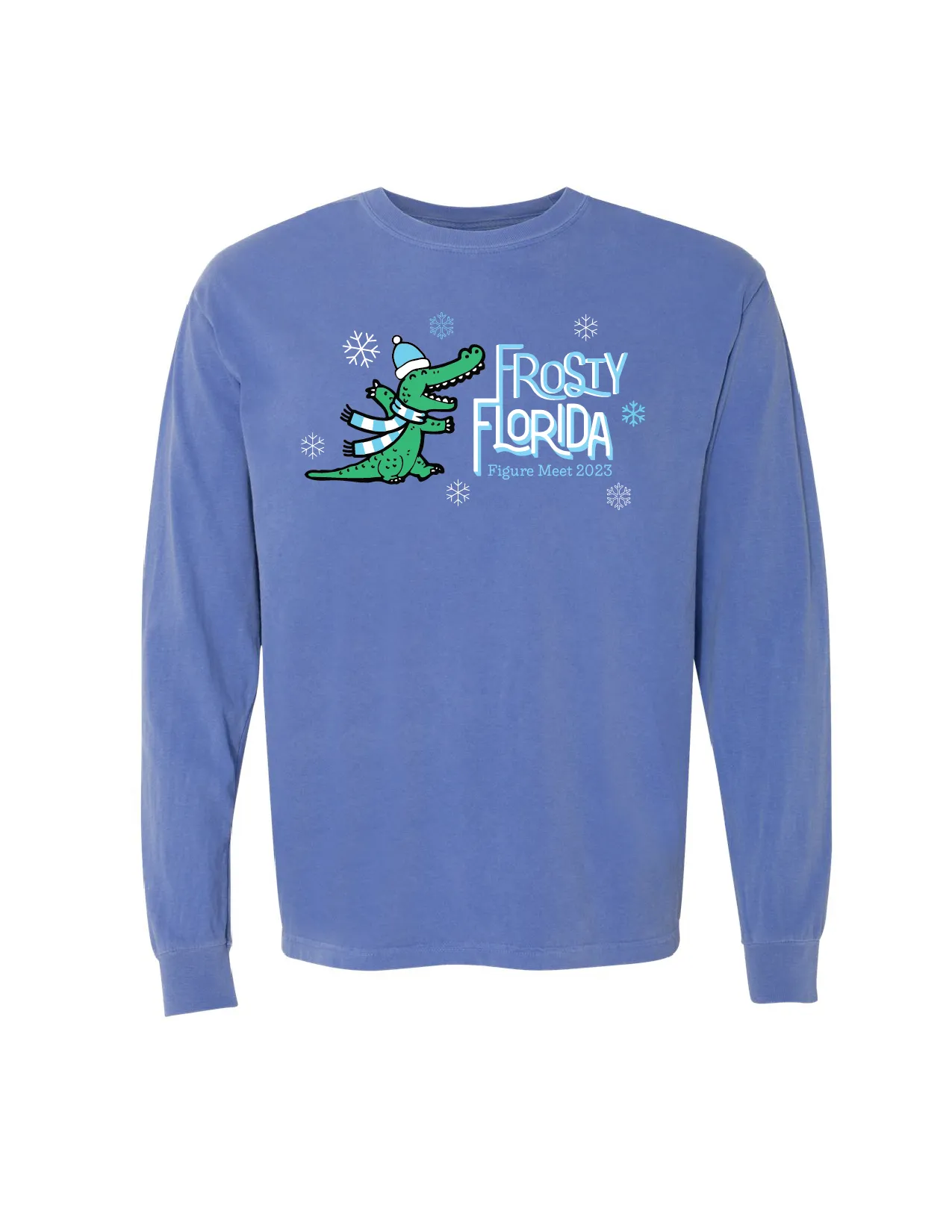 Frosty Florida Comfort Colors Long Sleeve T-Shirt