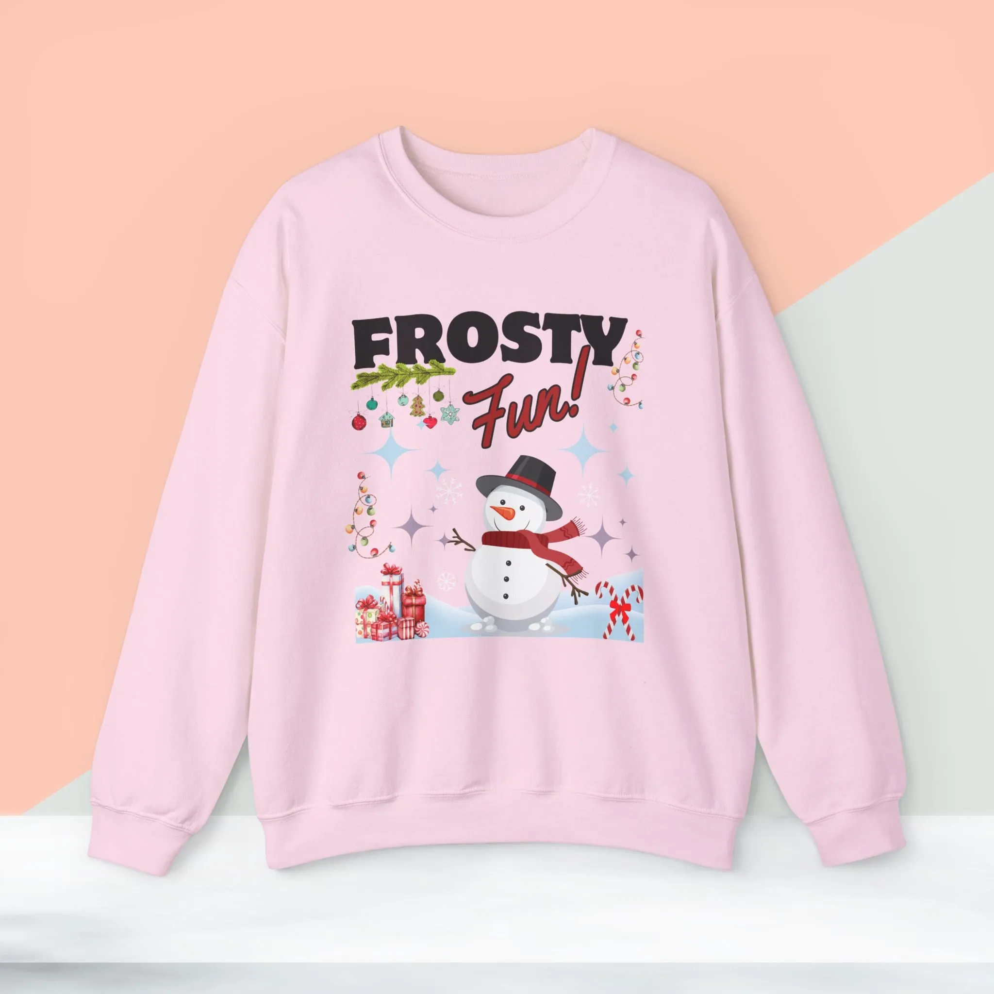 Frosty Fun Christmas Sweatshirt - Unisex Heavy Blend, Merry Christmas, Festive, Christmas Gift, Crewneck, merry Christmas Sweatshirt, Christmas Sweatshirt  Christmas Gift, Festive Sweatshirt.