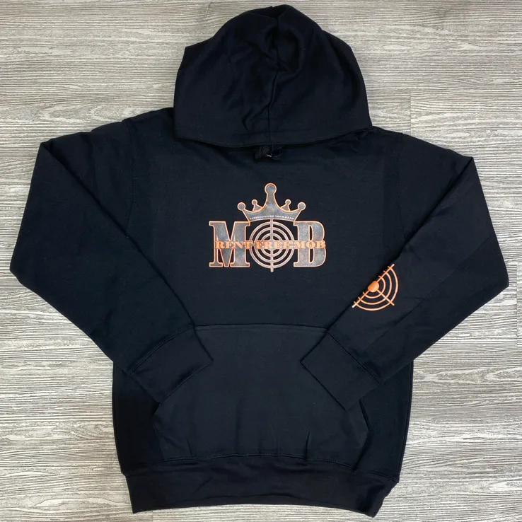 Game Changers - stay on point hoodie (black/orange)