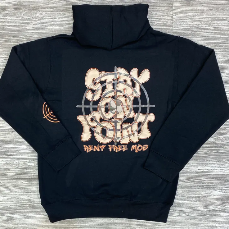 Game Changers - stay on point hoodie (black/orange)