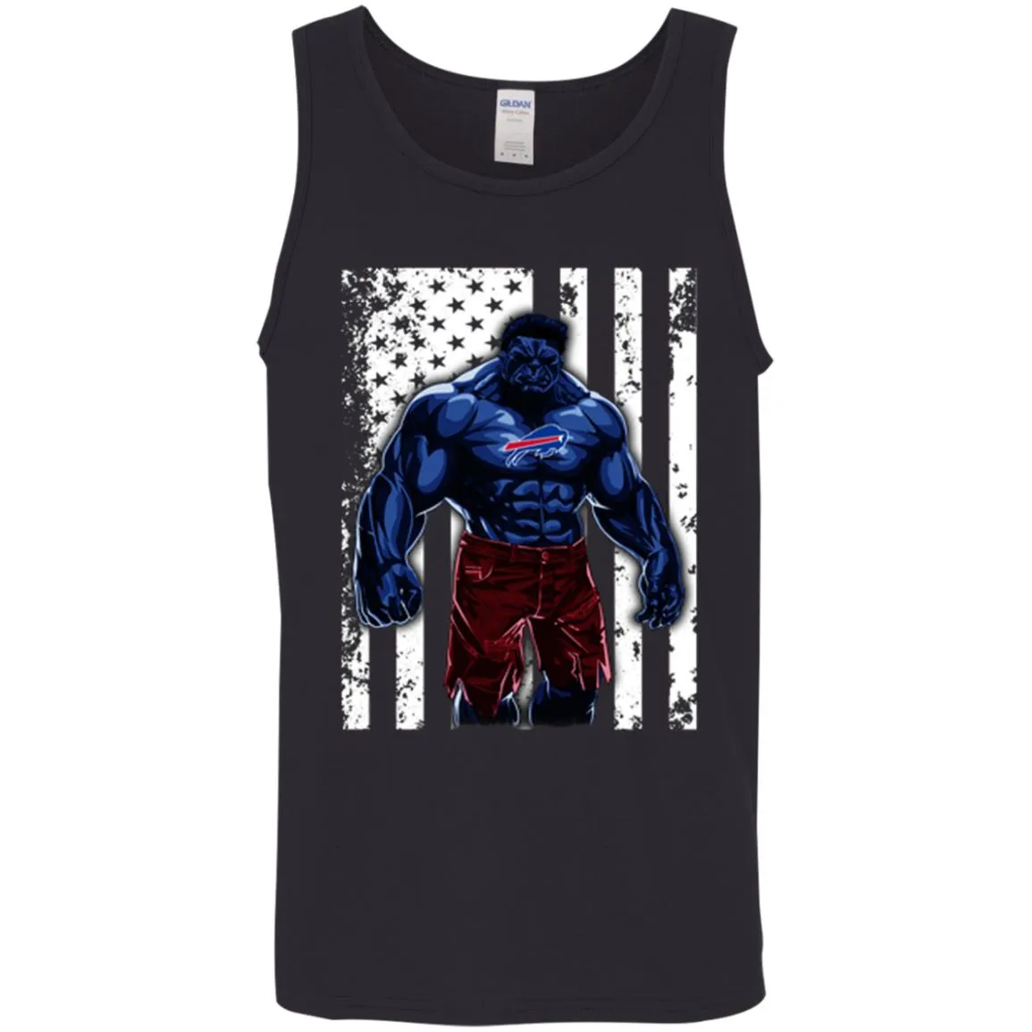 Giants Hulk Buffalo Bills Nfl T-shirt Men Cotton Tank