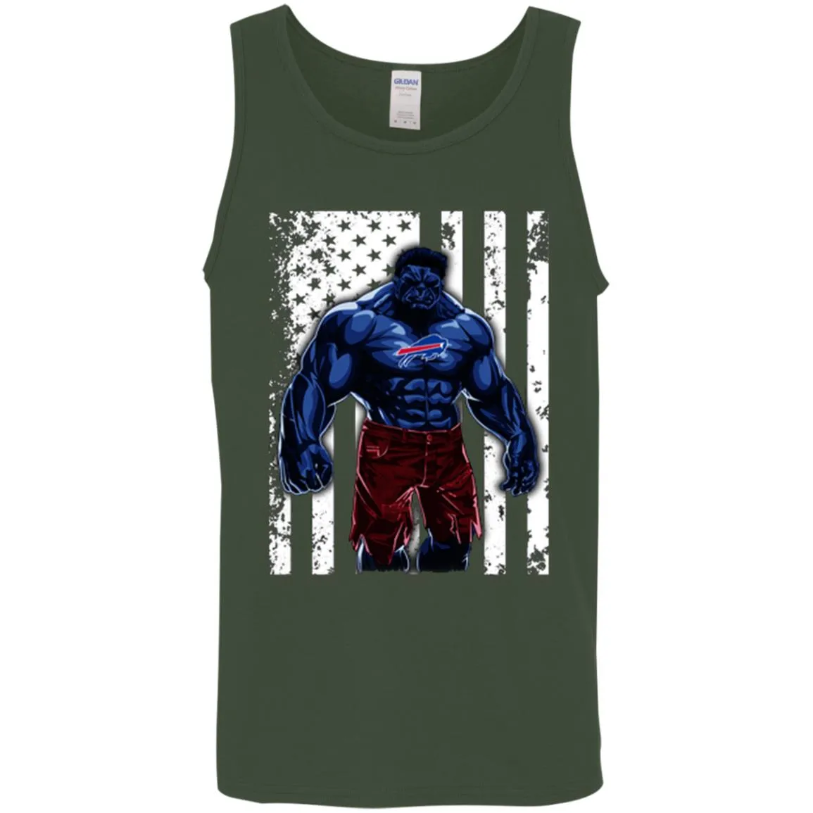 Giants Hulk Buffalo Bills Nfl T-shirt Men Cotton Tank