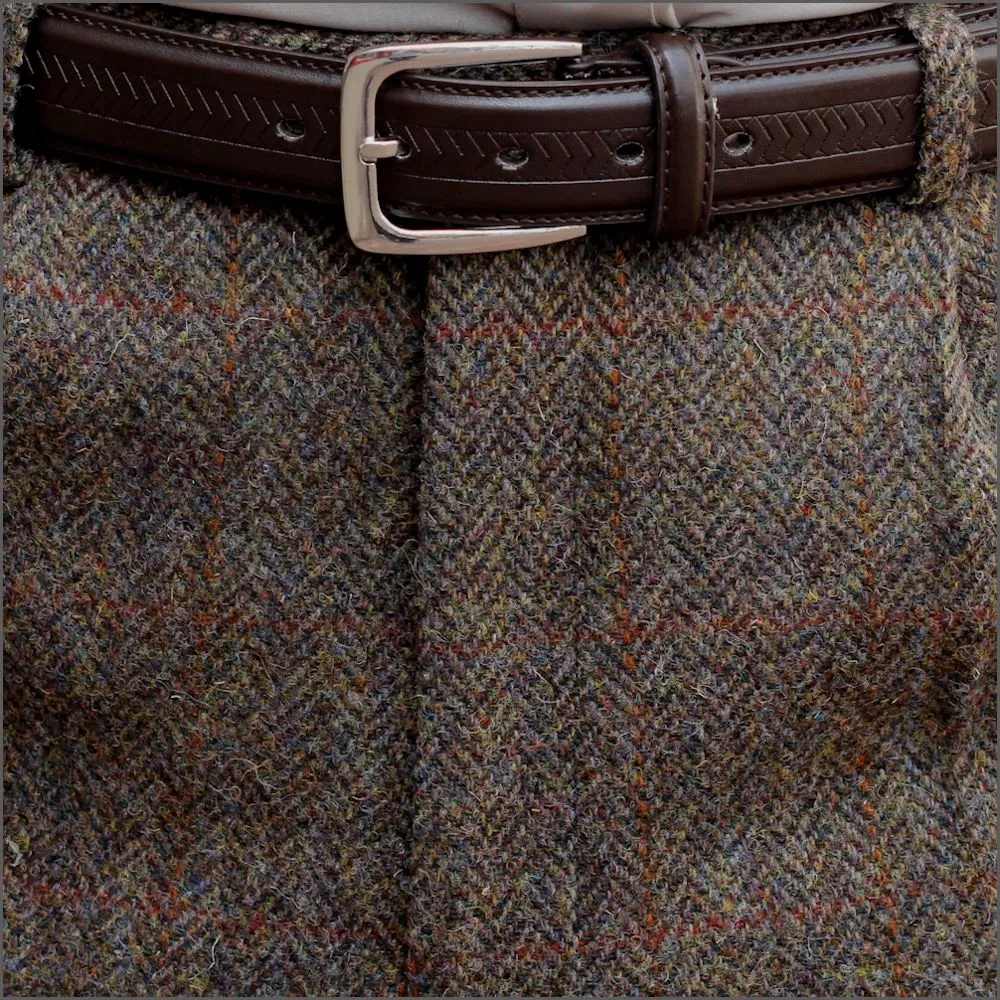 Harris Tweed Brown Herringbone 3 piece Suit>