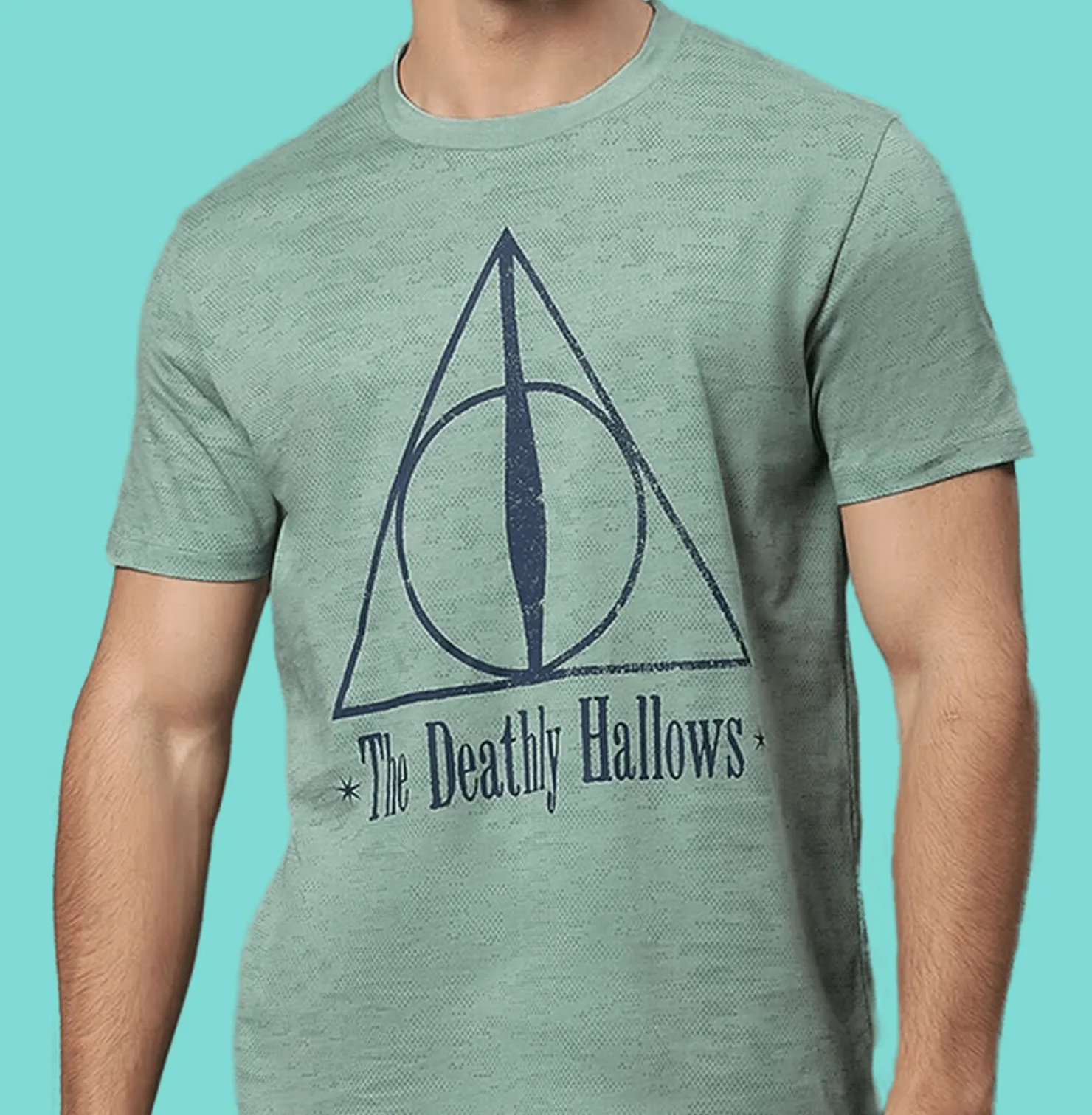 Harry Potter 3341 Frosty Green Regular Fit T Shirt