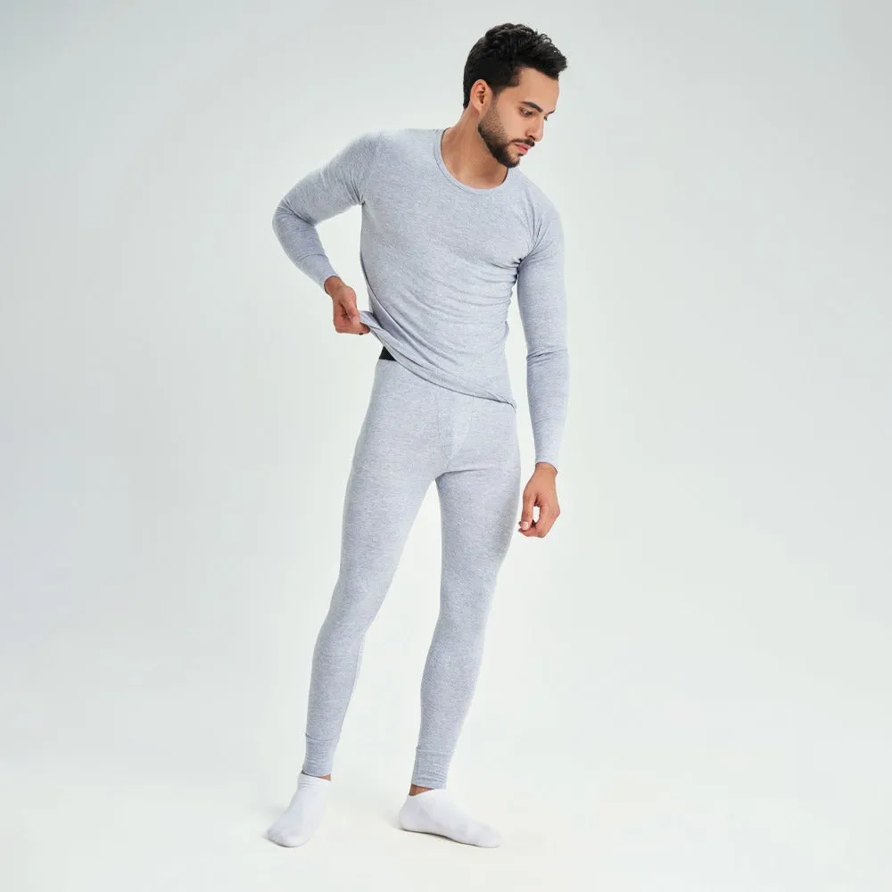 Hot man Thermal set Grey Melange minimun warmth