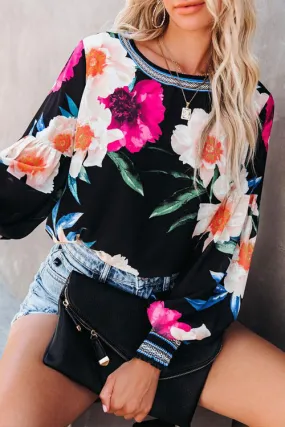 Instant Favorite Floral Printed Smocked Top