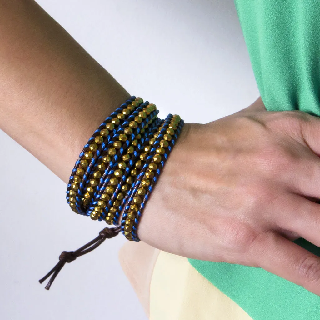 It's a Wrap Bracelet - Navy