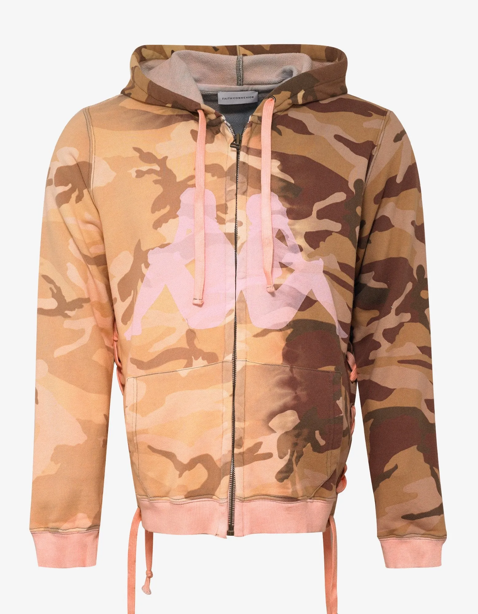 Kappa Orange Camo Laced Hoodie