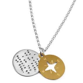 Kathy Bransfield Master of my Fate Quote Necklace