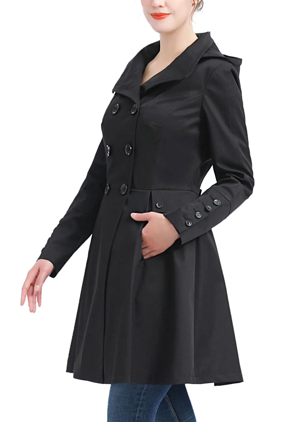 Kimi   Kai Women's "Ellie" Waterproof Trench Coat