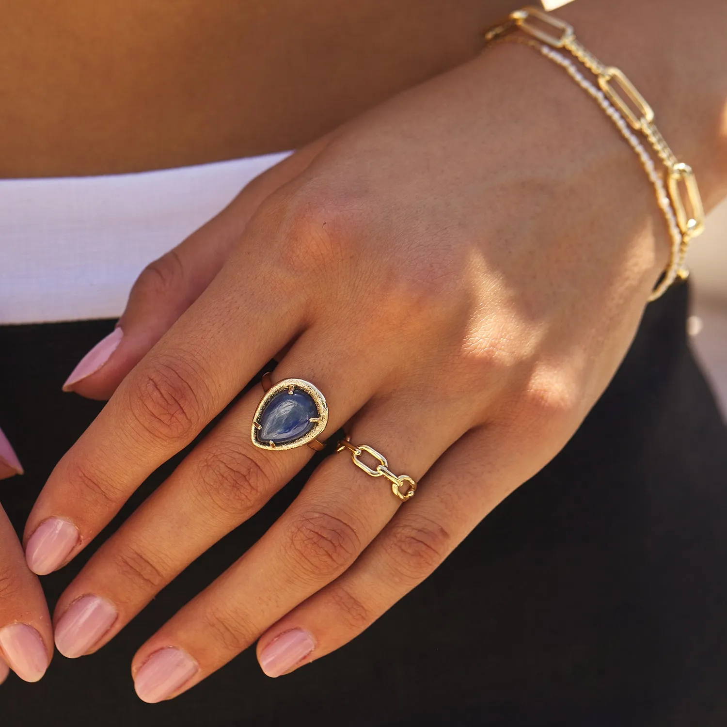 Kyanite Stone Ring