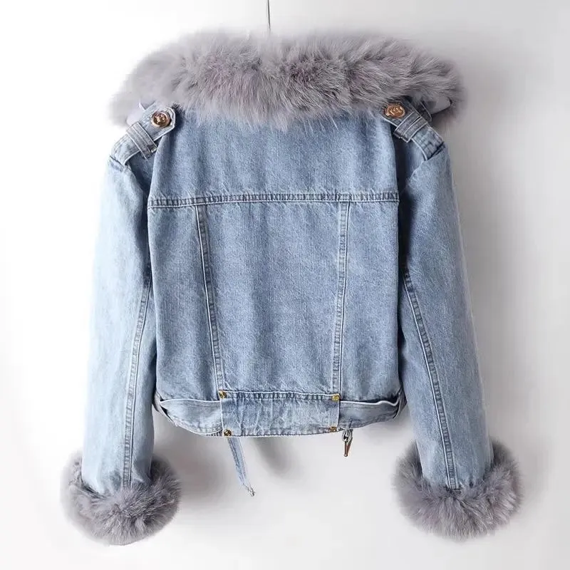 L'ATERIBÉLLE EDGY DENIM JACKET