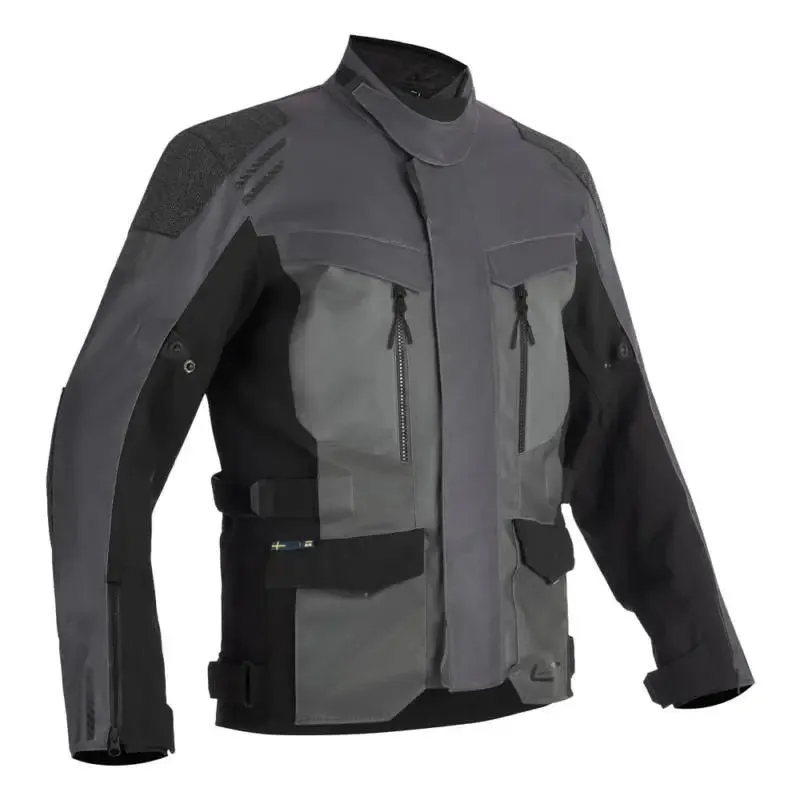 Lindstrands Storbo Textile Jacket Dark Grey