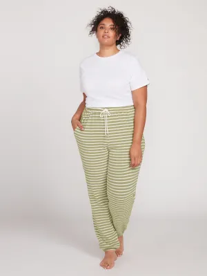 Lived In Lounge Fleece Pants Plus Size - Dusty Green