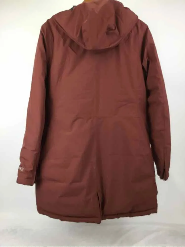 LL. Bean Size M Terra Cotta Down hooded Coat