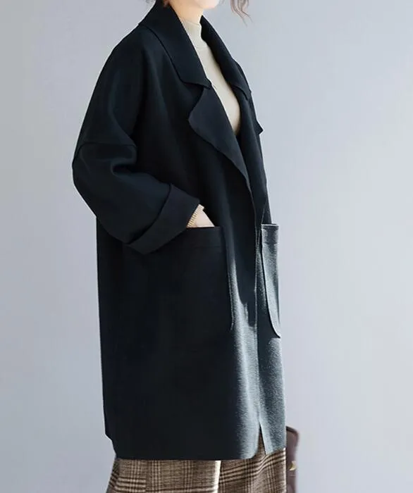 Loose Women Coat Winter Wool Coat Plus Size Coat