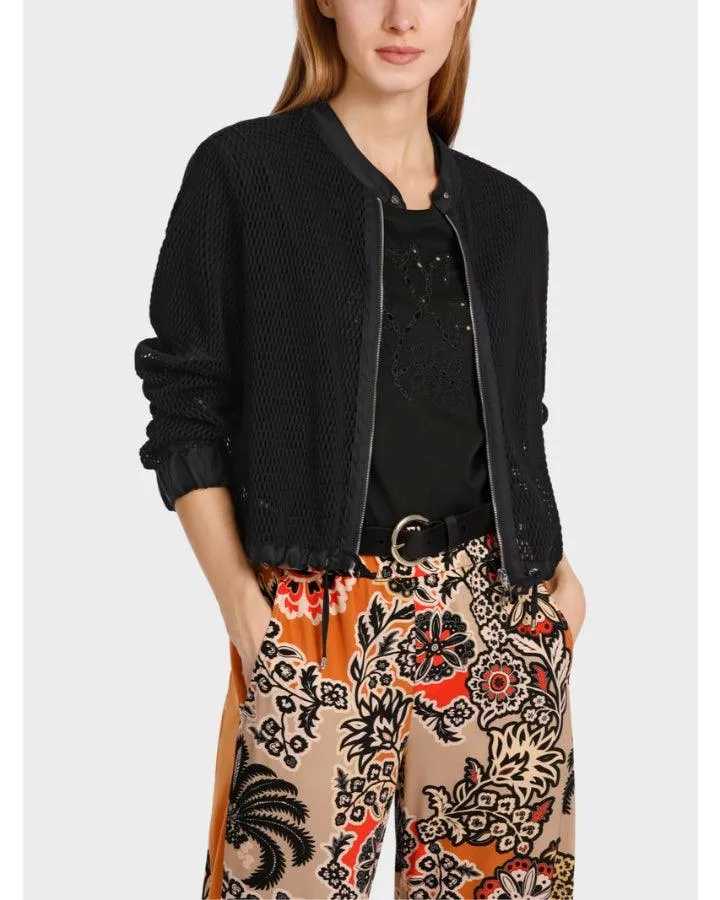 Marc Cain Mesh Bomber Jacket