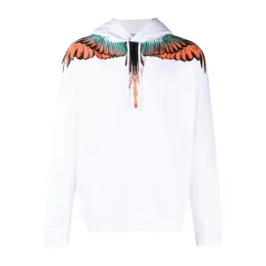 Marcelo Burlon Icon Wings Regular Fit White Hoodie