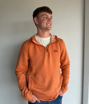 Marsh Sullivan Tech Hoodie in Apricot Orange