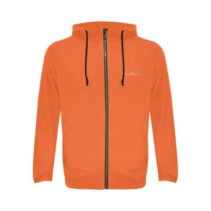 Men's Classic Zip Hoodie - Orange