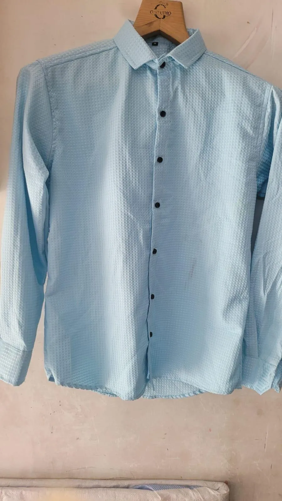 Men's Popcorn Slim Fit Casual Shirt