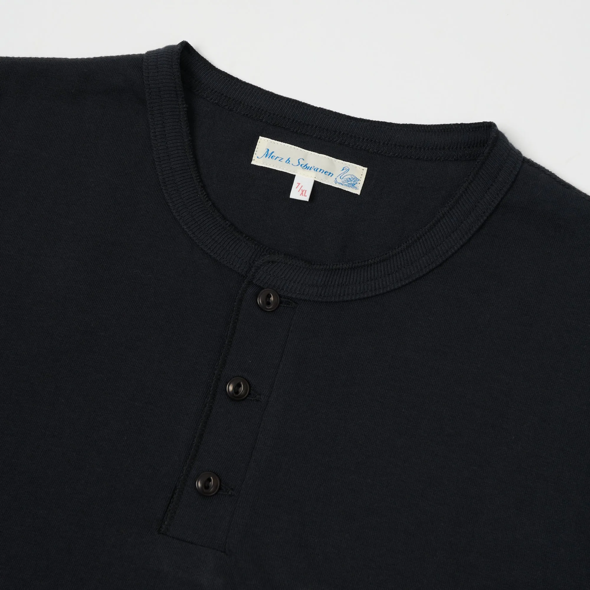 Merz b. Schwanen 204SL Henley - Charcoal