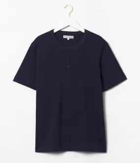 Merz b. Schwanen 204SL Henley - Ink Blue