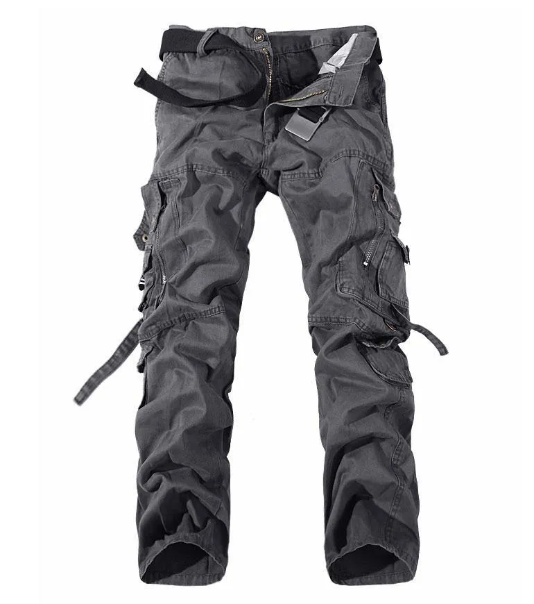 Military Style Tactical Multi-pocket Cargo Pants