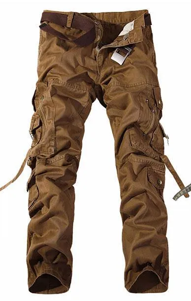 Military Style Tactical Multi-pocket Cargo Pants