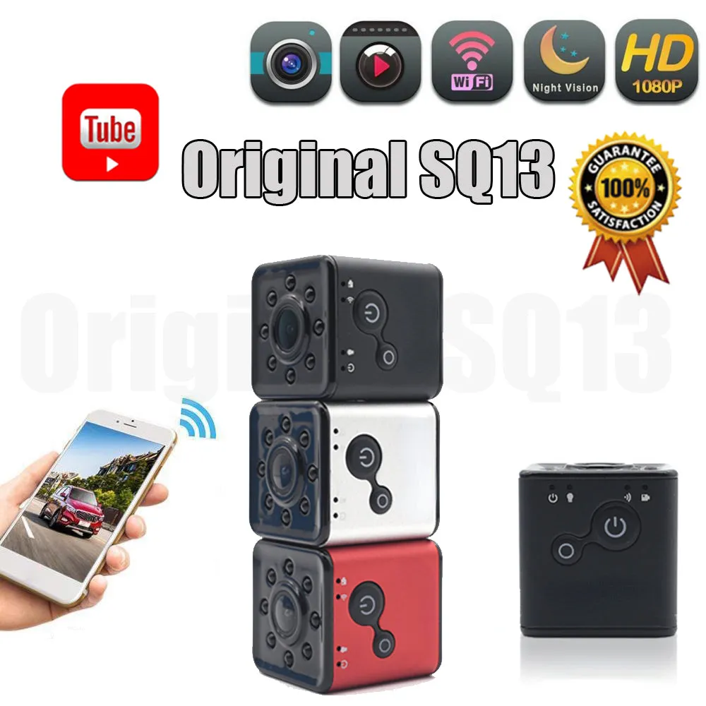 Mini Camera Wifi Cam SQ13 Full Hd 1080P Originele Sport Dv Recorder 155 Nachtzicht Kleine Actie Camera Camcorder dvr