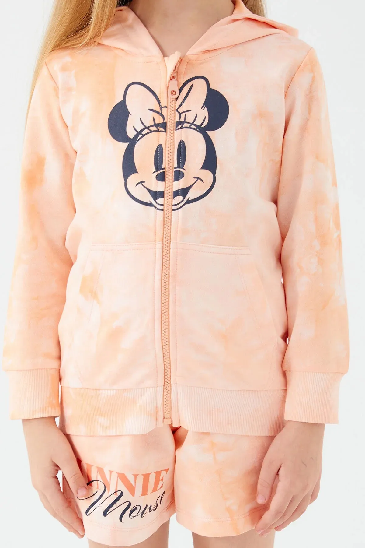 Minnie Mouse Orange 2PC Hoodie Set