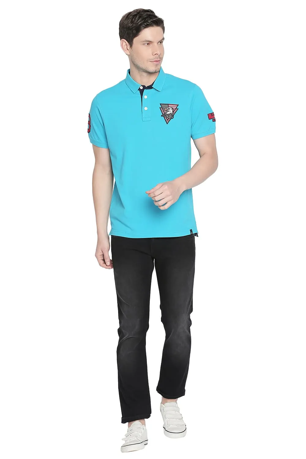 Muscle Fit Trendy Polo T Shirt