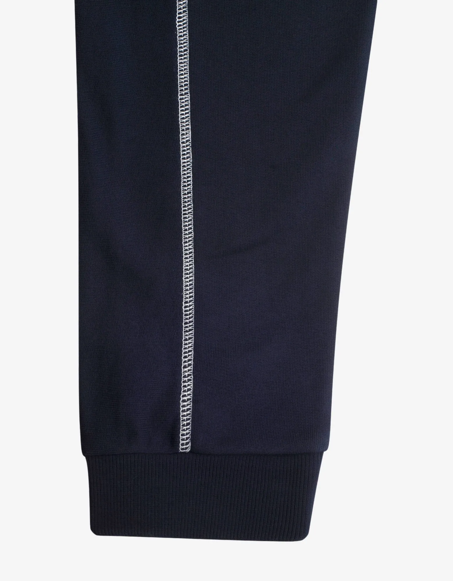 Navy Blue Tiger Crest Sweat Pants -