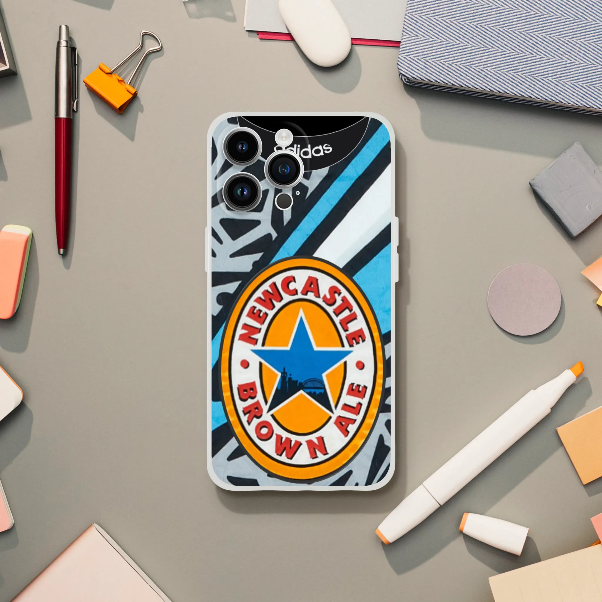 Newcastle Grey/Blue GK Shirt 1995-96 - Phone Case