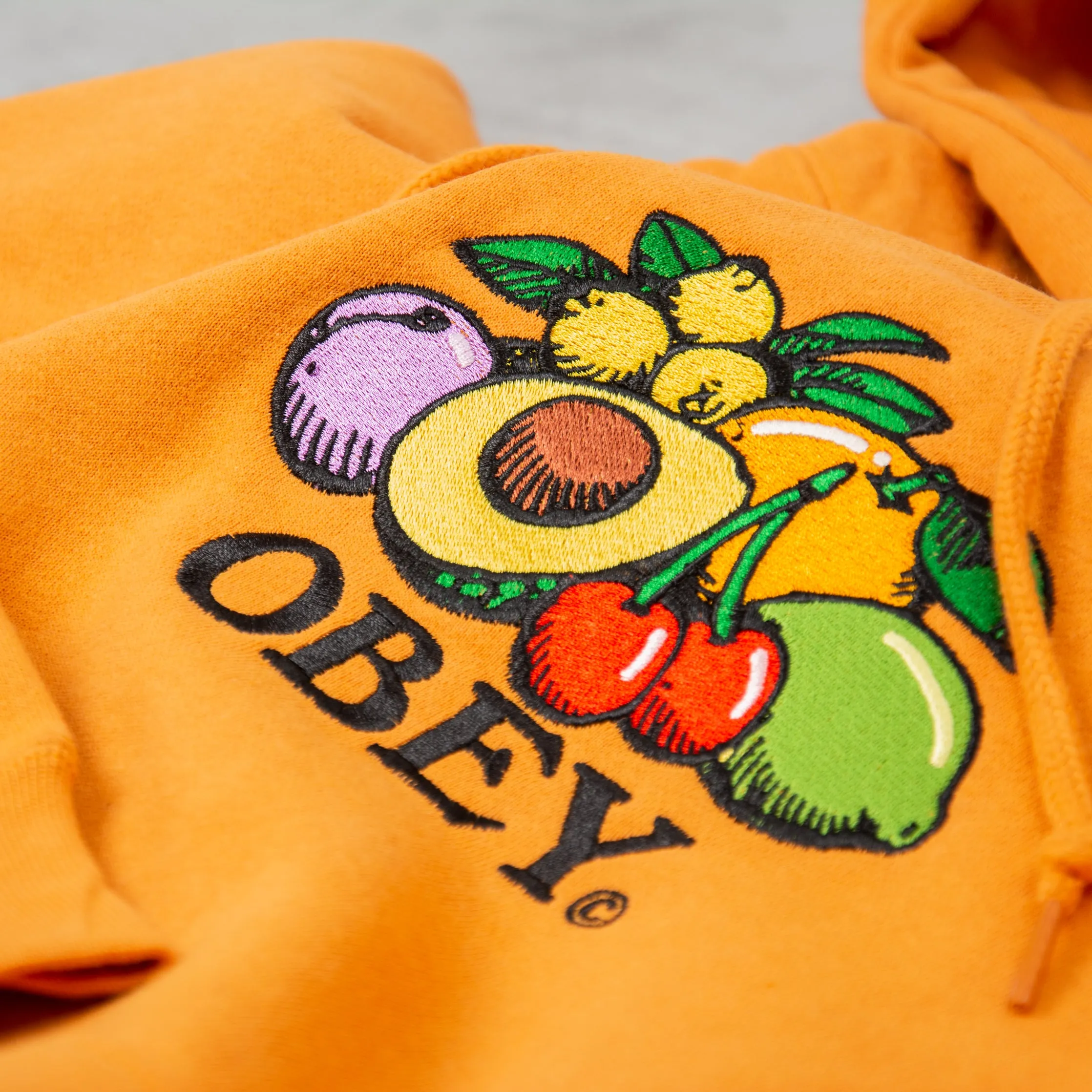 Obey Basket Hood Sweat - Sun Dial