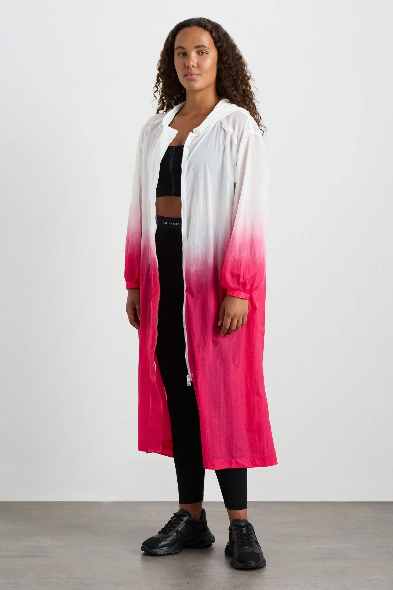 Ombre Hooded Trench 783