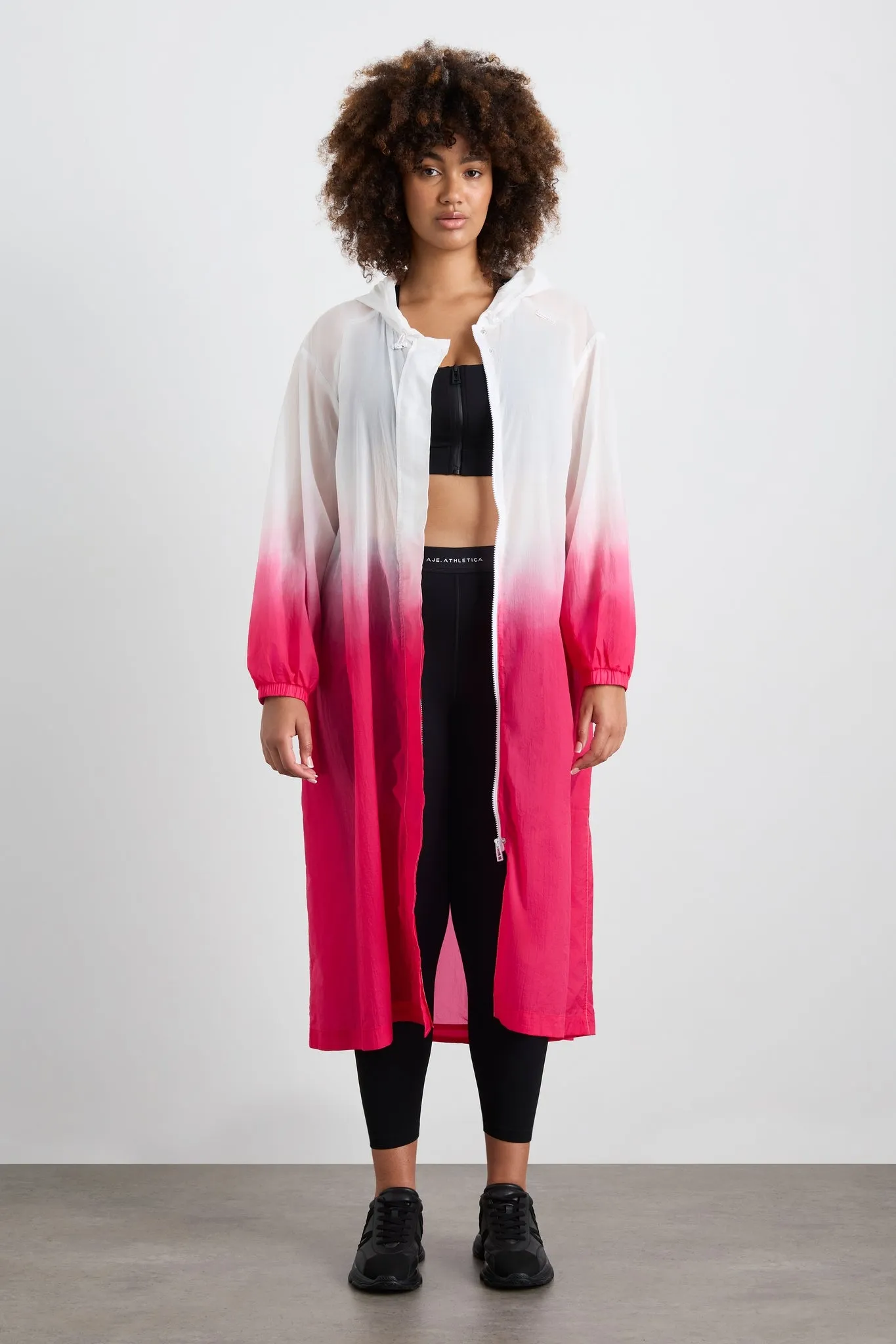 Ombre Hooded Trench 783