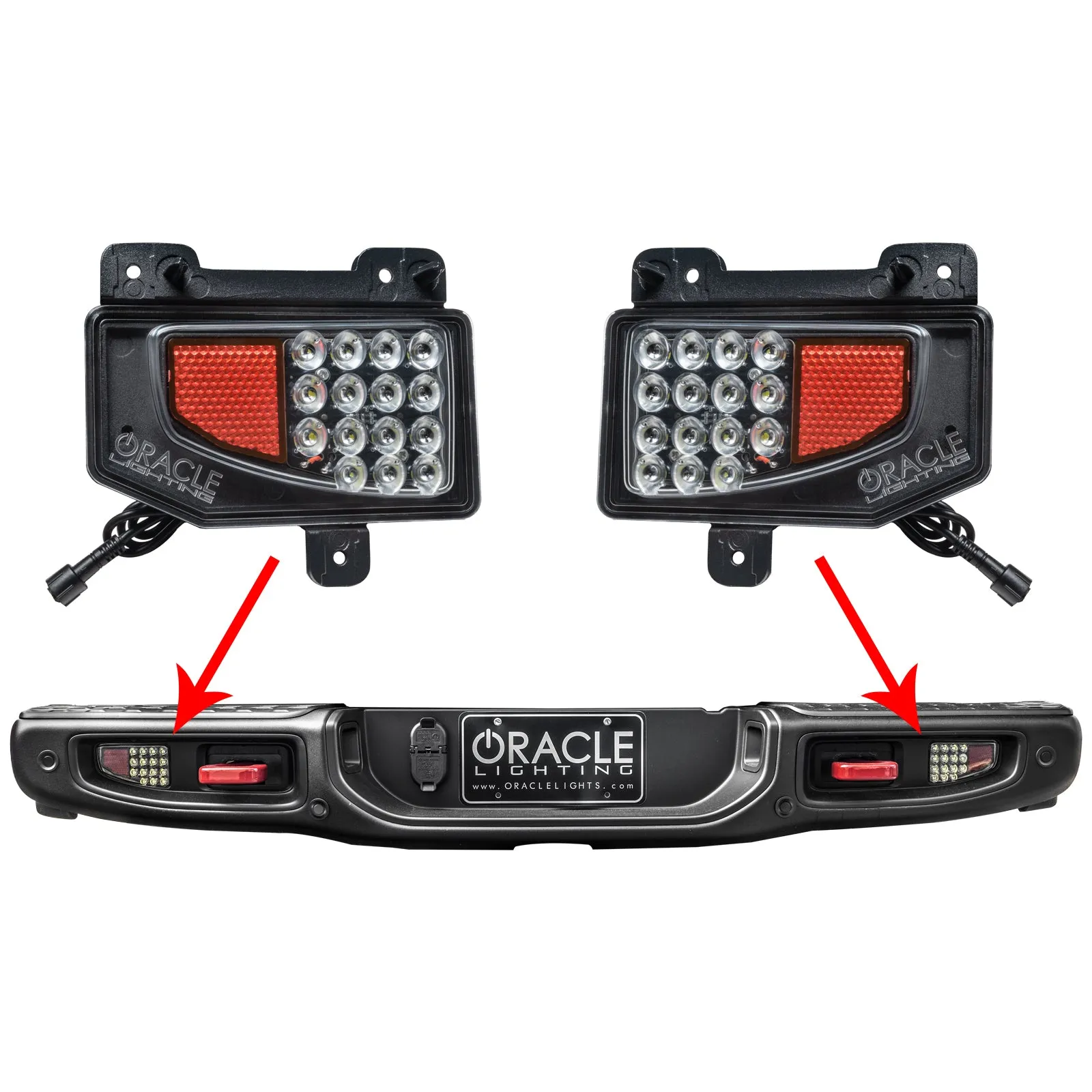 ORACLE Lighting Rear Bumper LED Reverse Lights for Jeep Gladiator JT