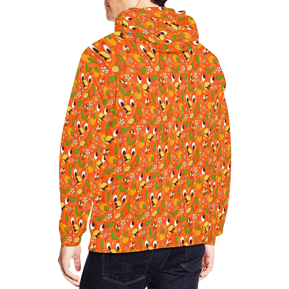 Orange Bird Hoodie for Men